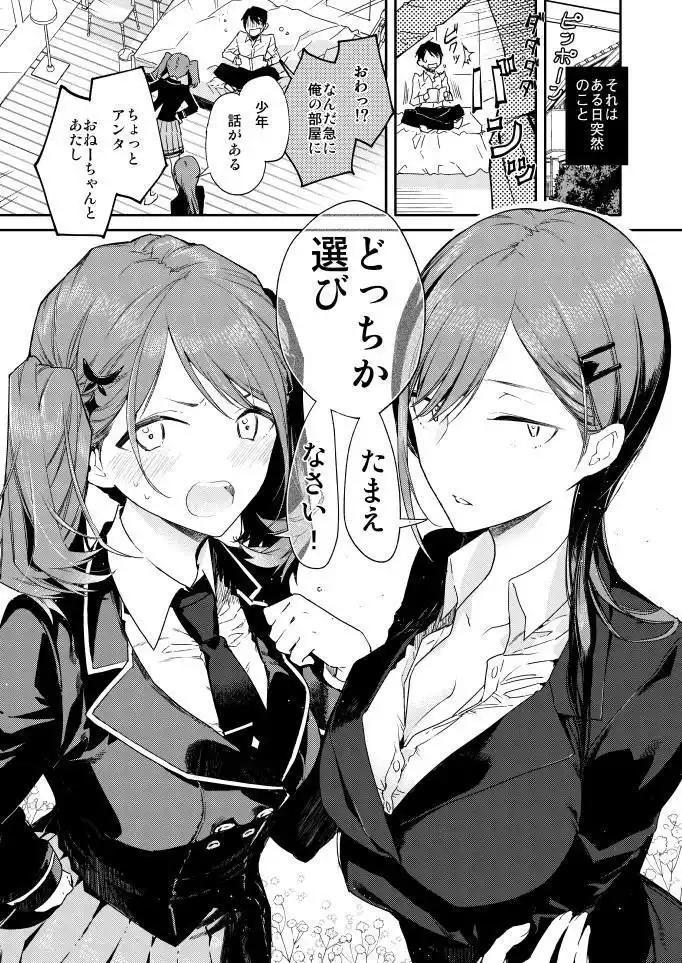 近所のツンツン妹と無表情姉に迫られえっち - サンプル2