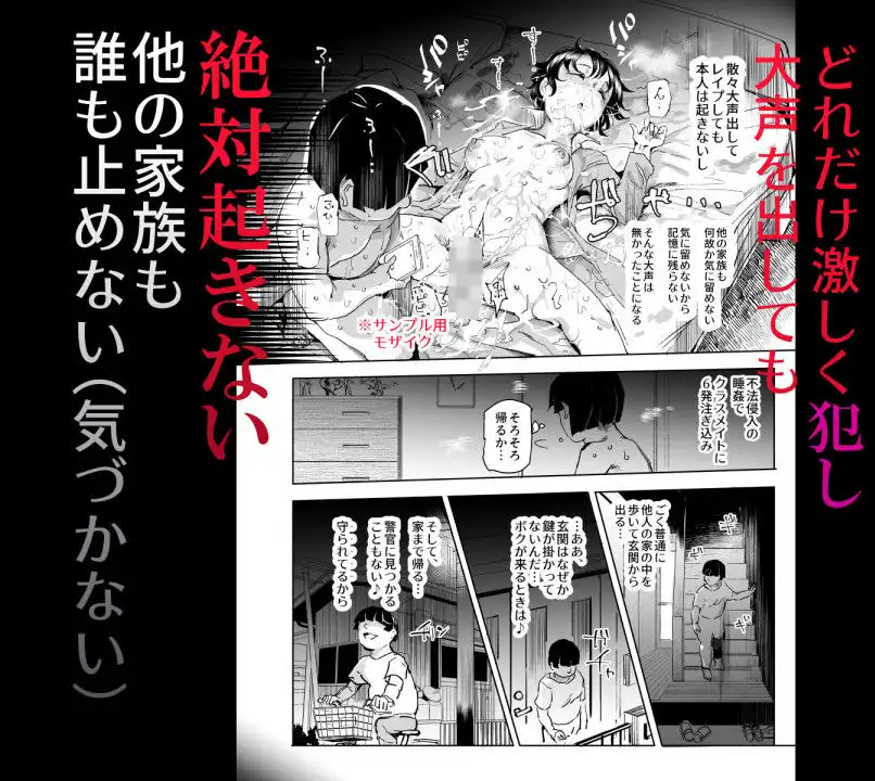 睡姦放題 同級生女子はボクの生オナホ - サンプル3