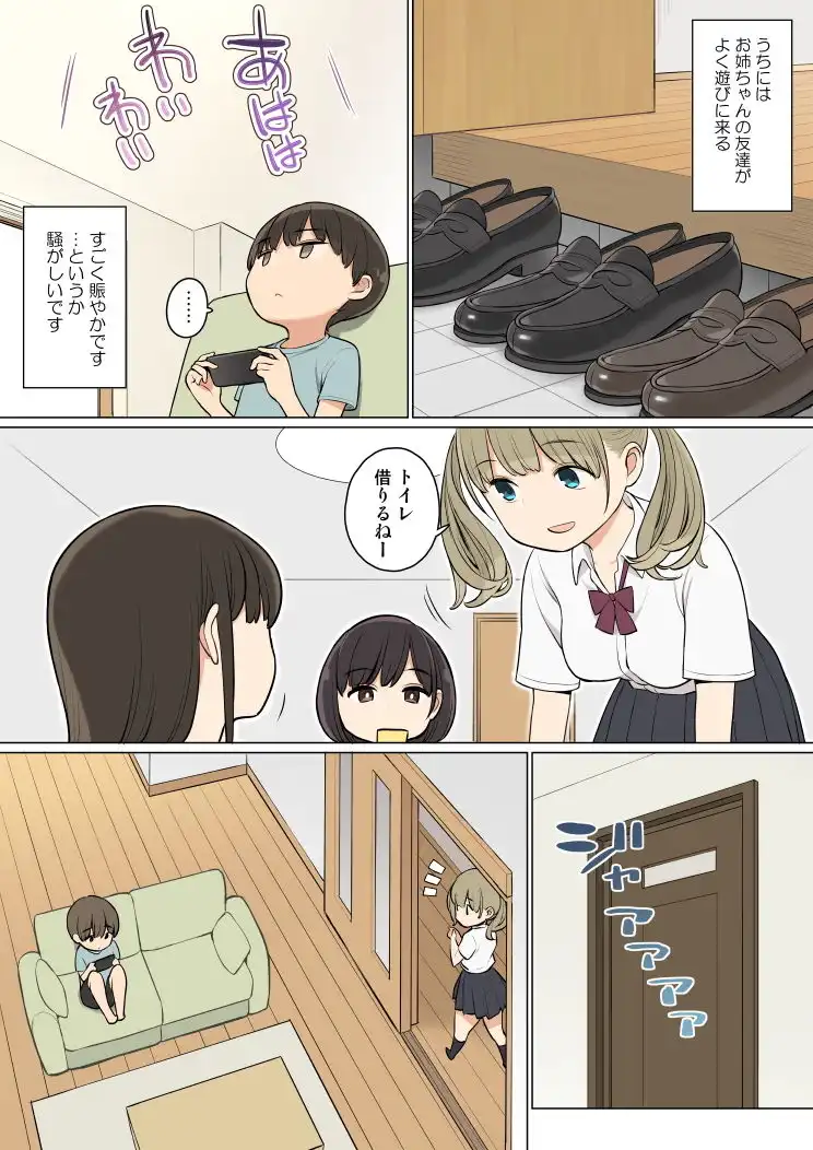 お姉ちゃんの友達がエッチな人ばかりだったから - サンプル1