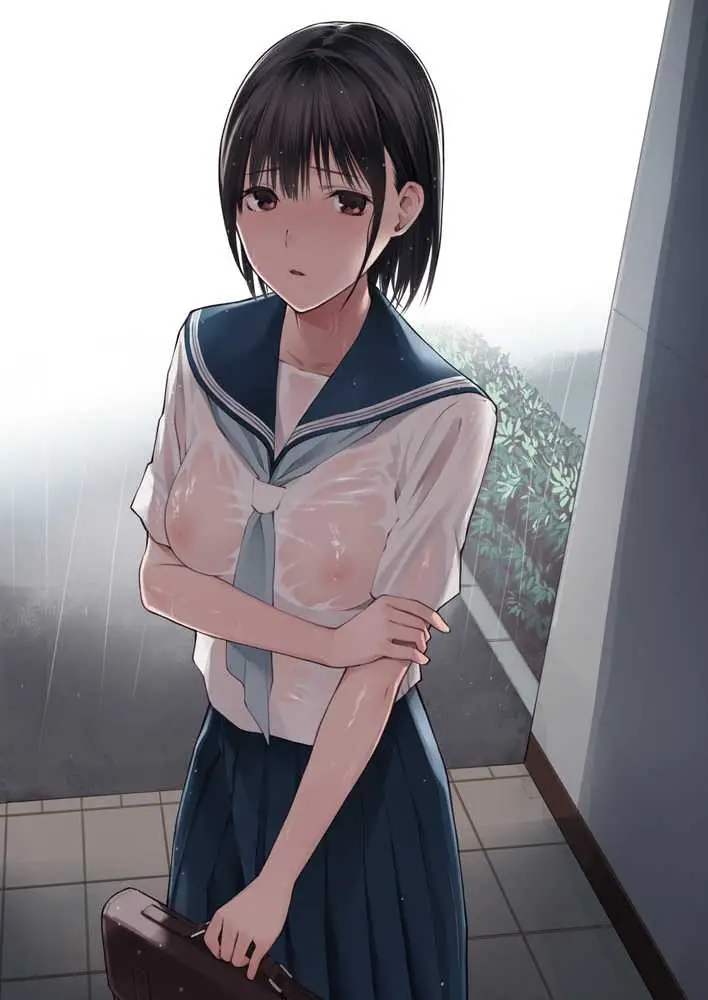 雨の日は、ほんのり乳首 - ページ01