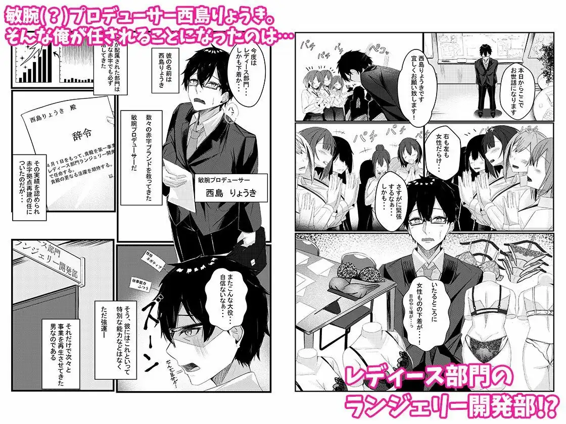 今日からレディース下着ブランドのプロデューサーを任されました。 - サンプル1