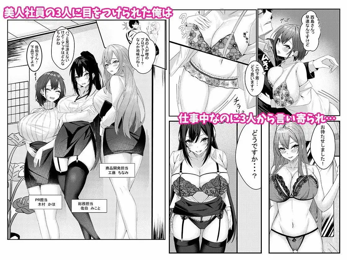 今日からレディース下着ブランドのプロデューサーを任されました。 - サンプル3