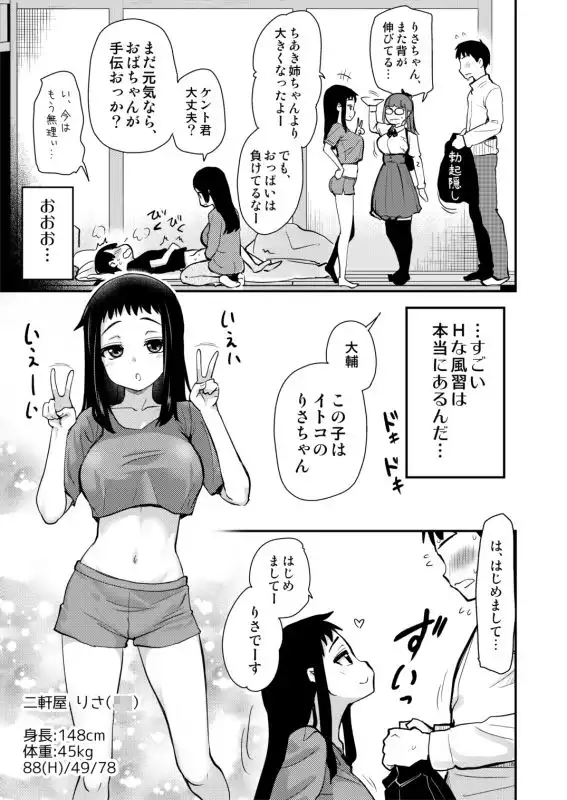 Hな風習がある義母の田舎で、初対面の従妹とHする話。 - サンプル3