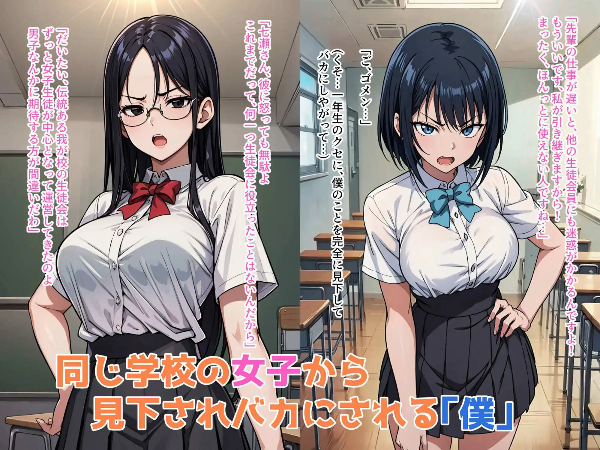 僕の催●ハーレム 〜僕を見下す女子に逆襲の処女強奪種付け●眠!〜 - サンプル1
