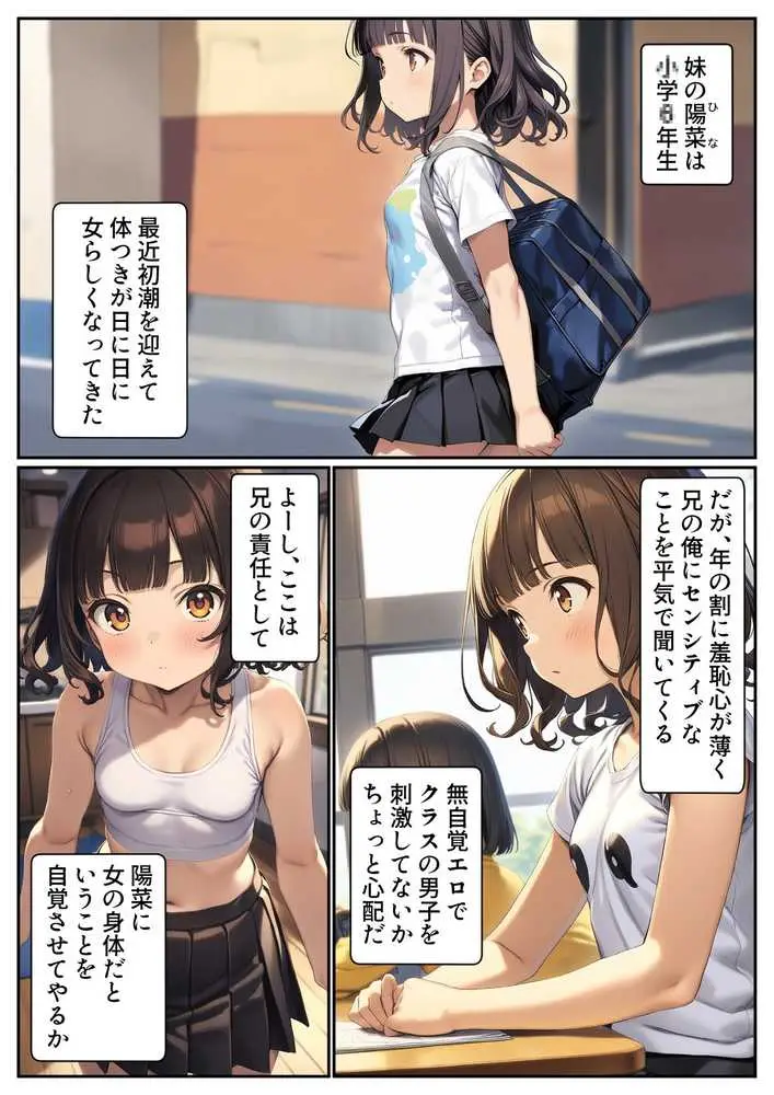 妹のブラを選ぶ。そしてセックスをする。 - ページ03