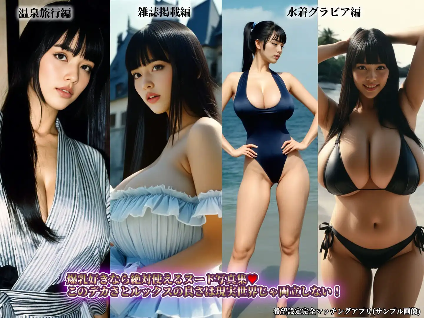 希望設定完全マッチングアプリ Wカップグラビア女優マッチ編 - サンプル7