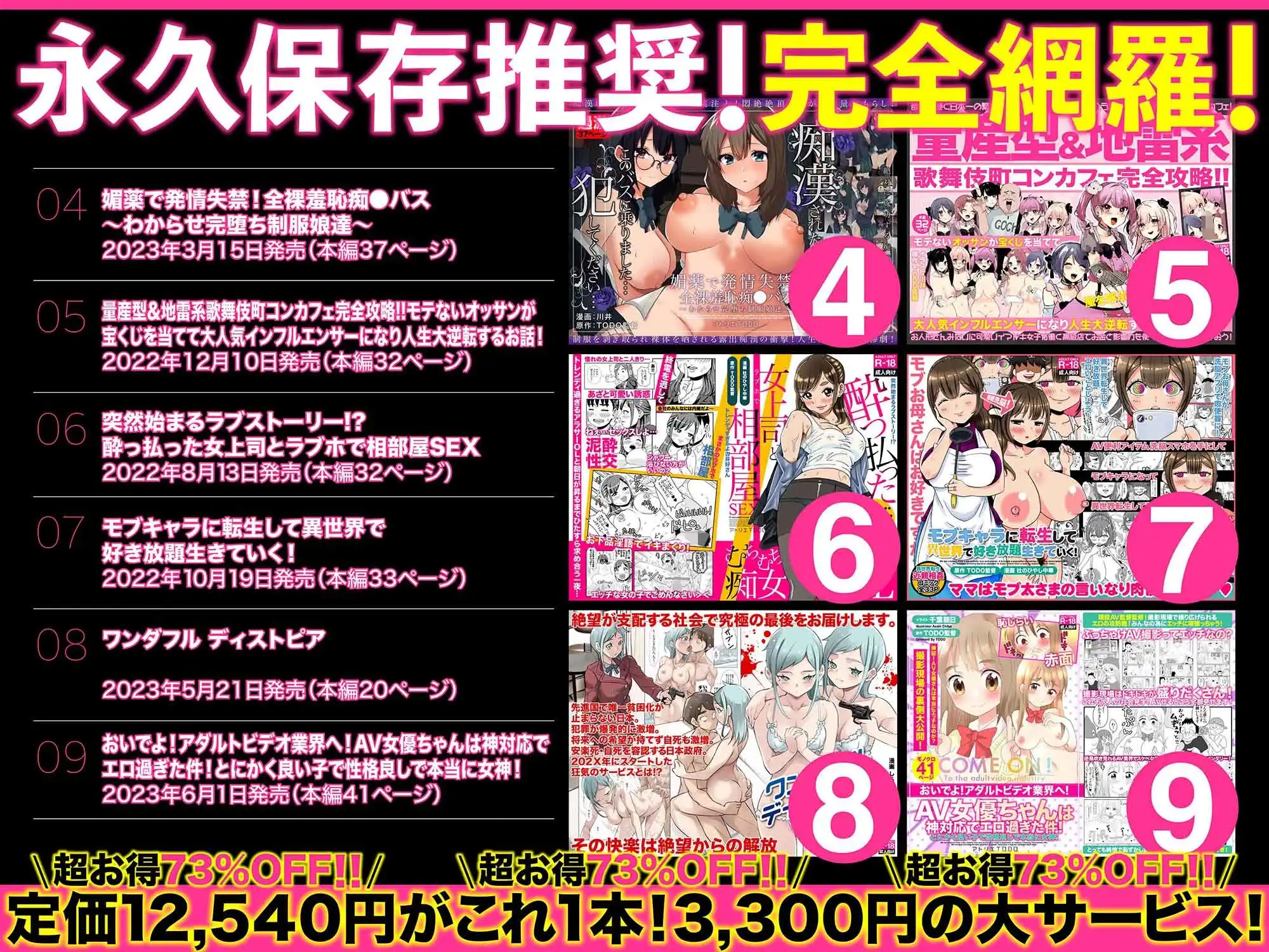 アトリエTODO漫画ラノベCG集同人誌詰め合わせ 全1722ページ超え!総集編福袋DX - サンプル3