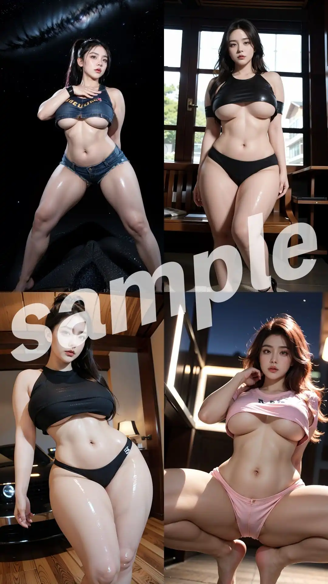 【インスタ11万フォロワー】 むちむちな生足と太もも女子シリーズ 総集編【全26種類の870枚】 - サンプル5