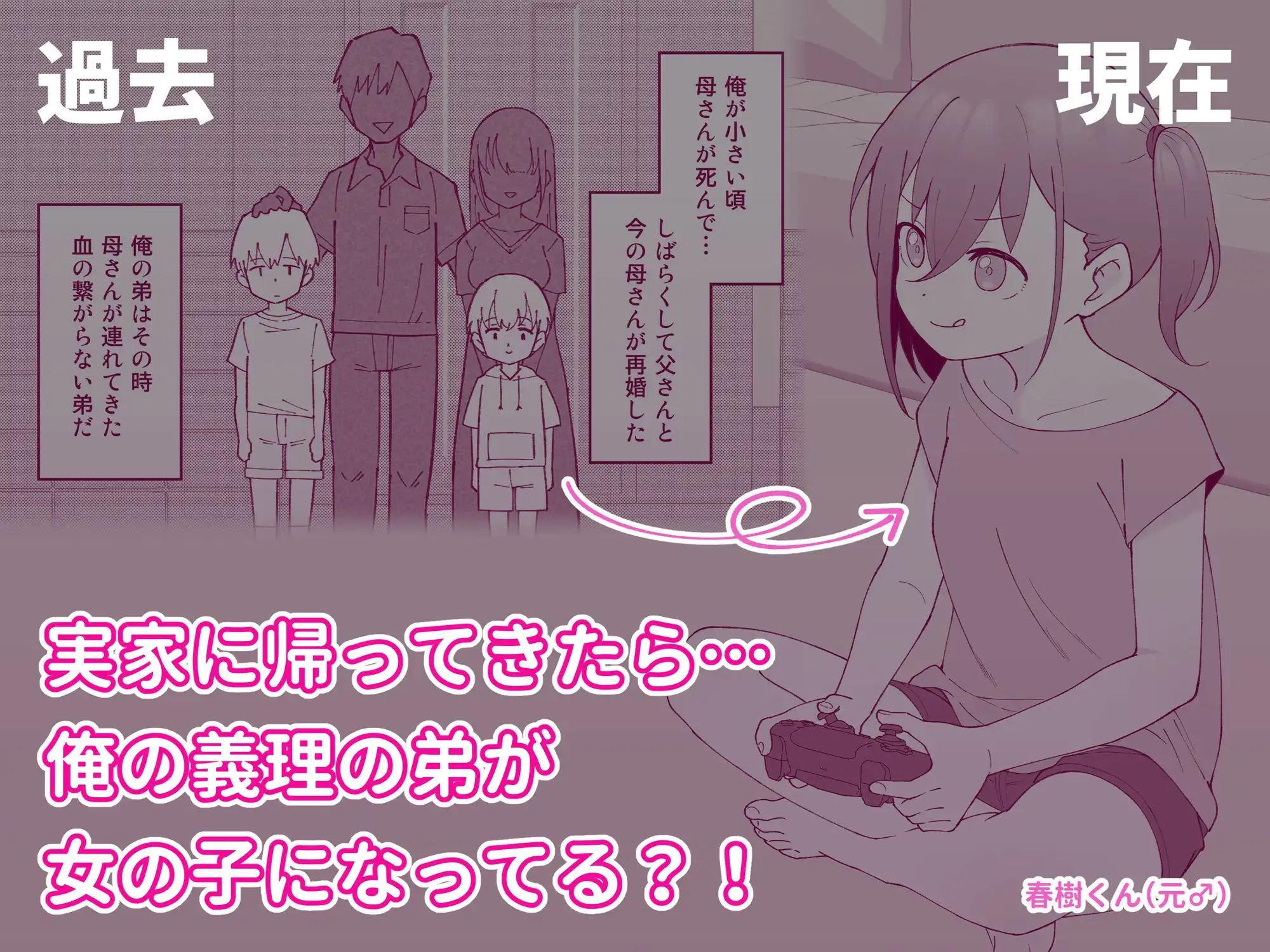 兄貴の彼女になる女の子になっちゃった弟 総集編完全版 - サンプル1