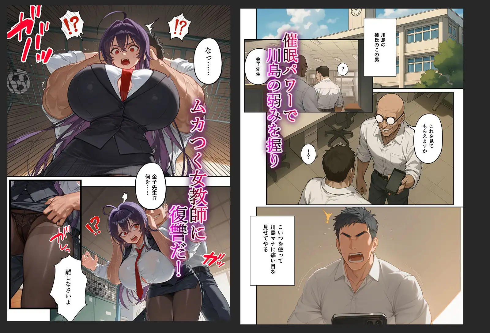 ムカつく女教師を強●妊娠!催◯リベンジ!#2 - サンプル4