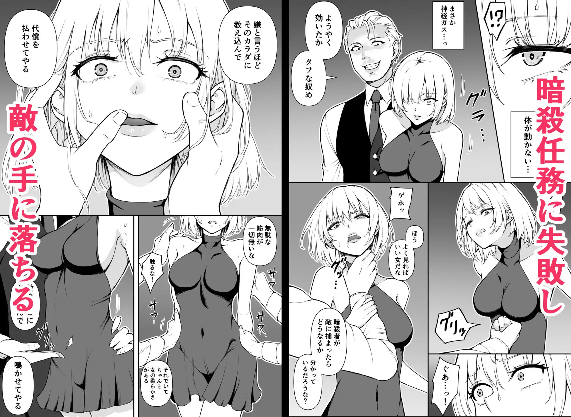 女アサシン辱 - サンプル1
