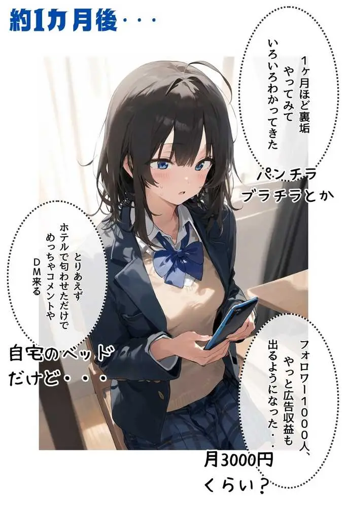 地味で華奢な裏垢女子がおじさんとハメ撮り生配信するまで - ページ05