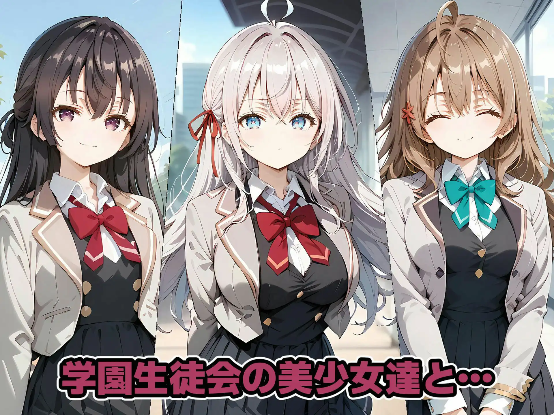 ねらわれた生徒会 催〇おじさんの寝取られ孕ませ生活 - サンプル1