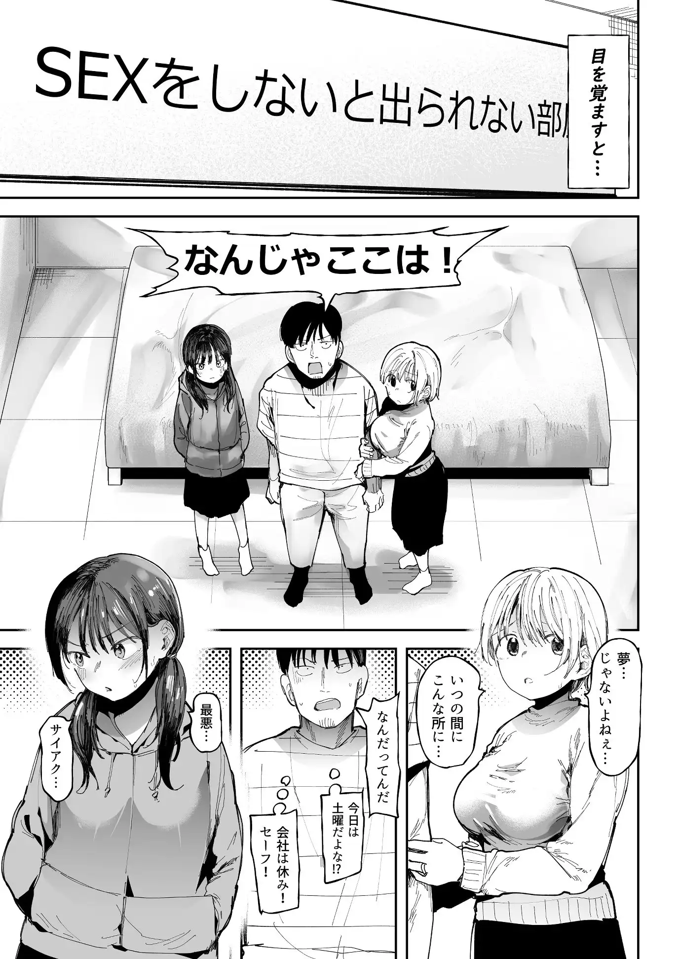 セックスしないと出られない部屋でNTRれた。 - サンプル2