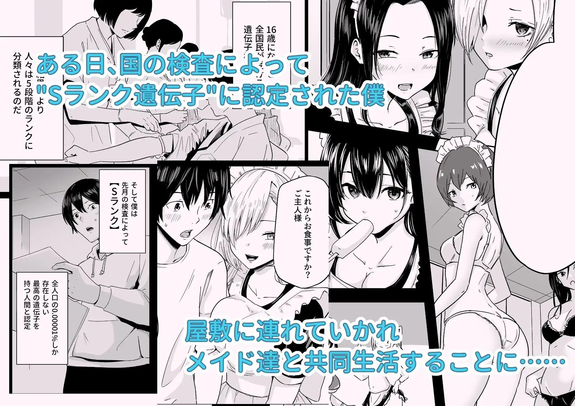 Sランク遺伝子認定されたので、優秀な子供を作るためメイドに中出しして妊娠させる話。 - サンプル2