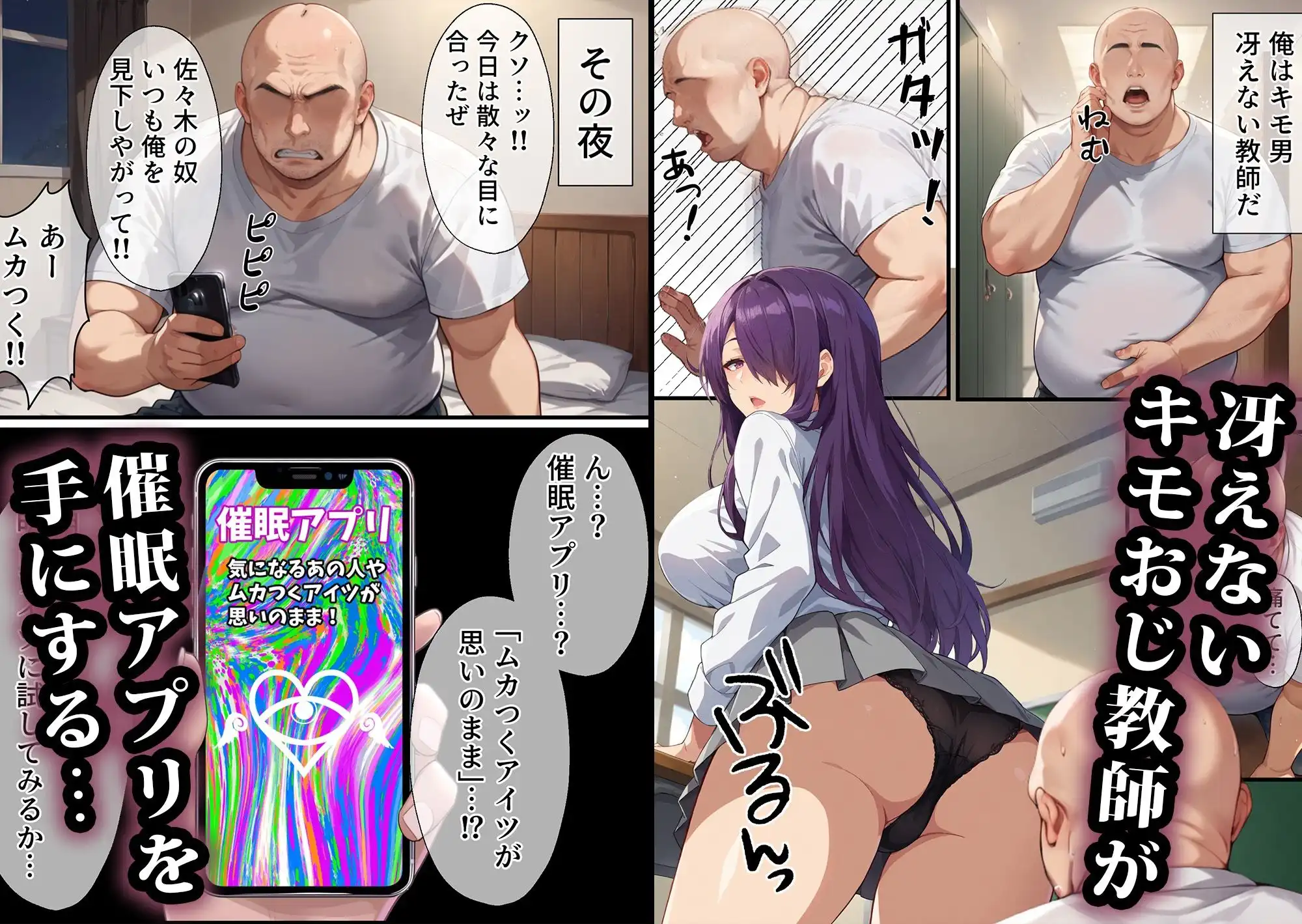 催●おじさんに支配された女達〜女子校生編3 - サンプル1