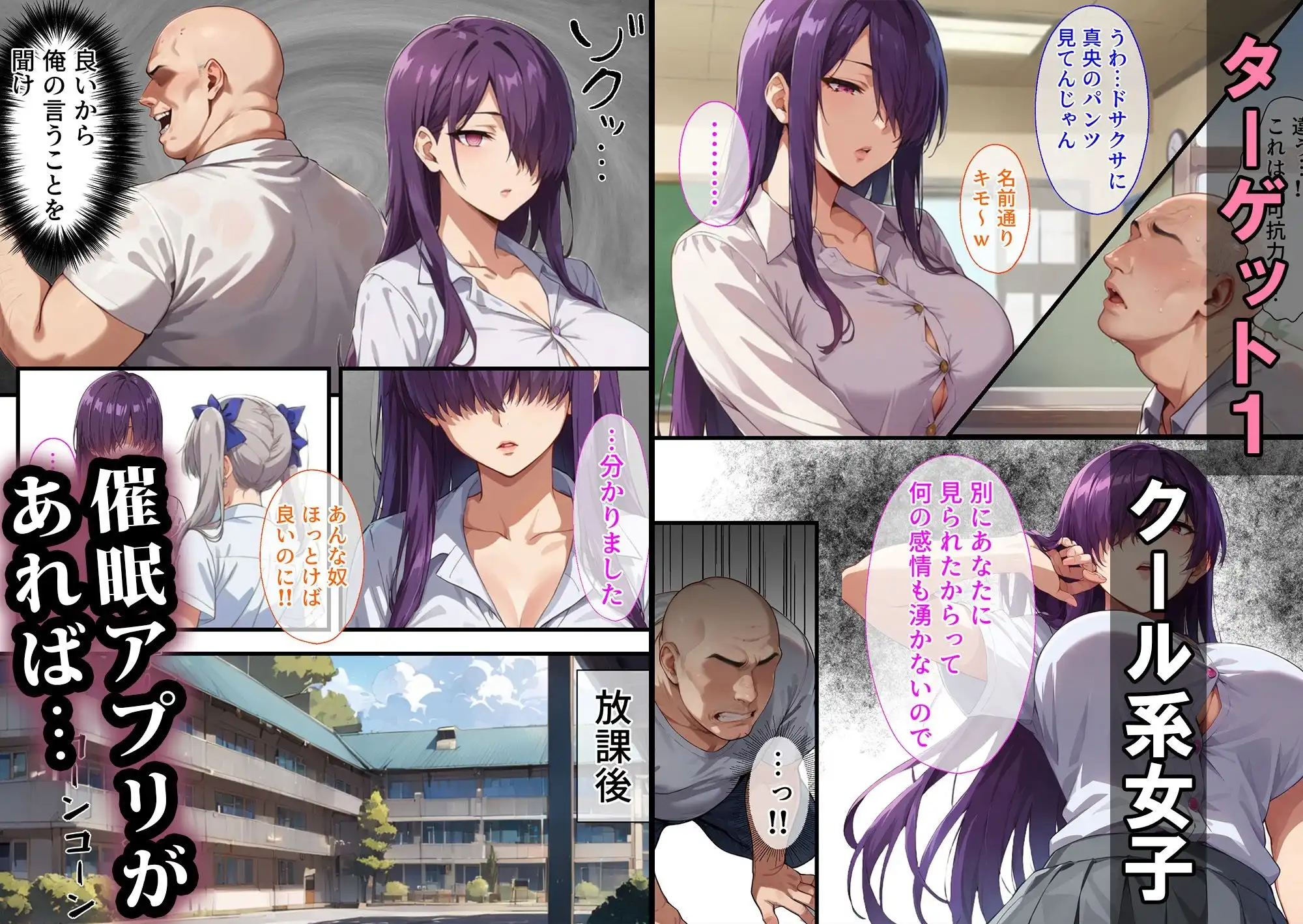 催●おじさんに支配された女達〜女子校生編3 - サンプル2