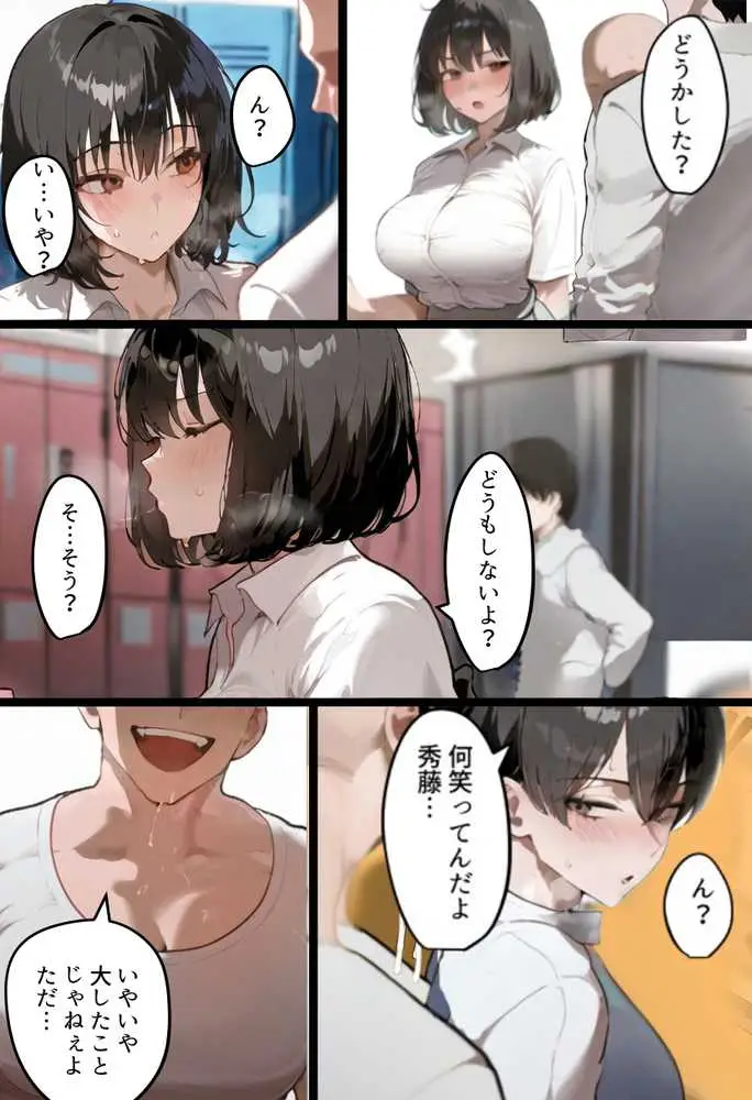 俺の爆乳競泳カノは大会裏で童貞坊主に筆下ろし強要され乳首イキから孕ませSEX漬けにされてた話 【寝取られ精液プール2】 - ページ11