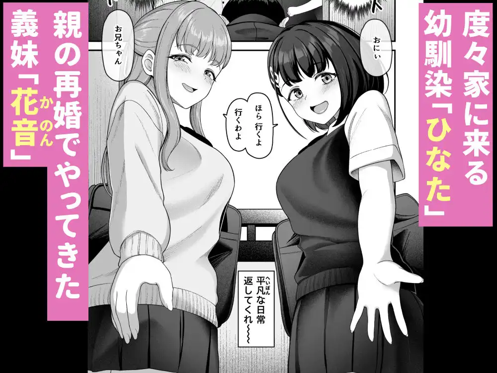お家ハーレム!? Sっ気の義妹とMっ気の幼馴染! - サンプル1