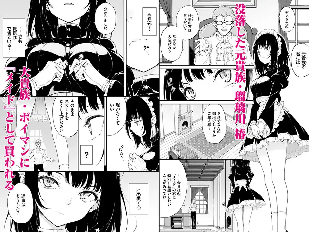 メイド教育-没落貴族瑠璃川椿-教育総集編 - サンプル1
