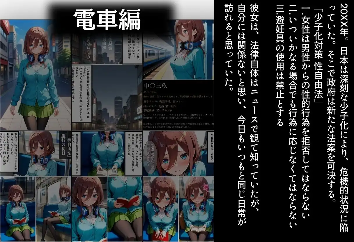 【中〇三玖編】泣き叫んでも終わらない種付け - サンプル2