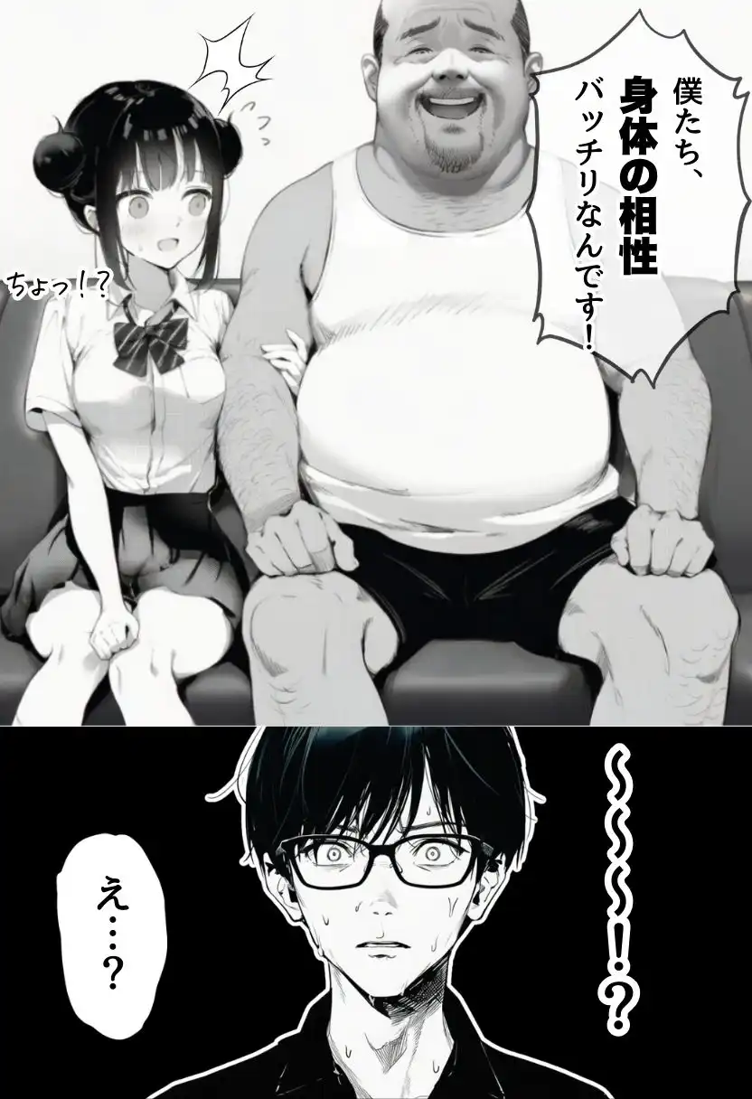 世界一かわいい俺の妹が突然連れてきた彼氏(おじさん)と超特濃種付けセックスをしていた件 - サンプル8