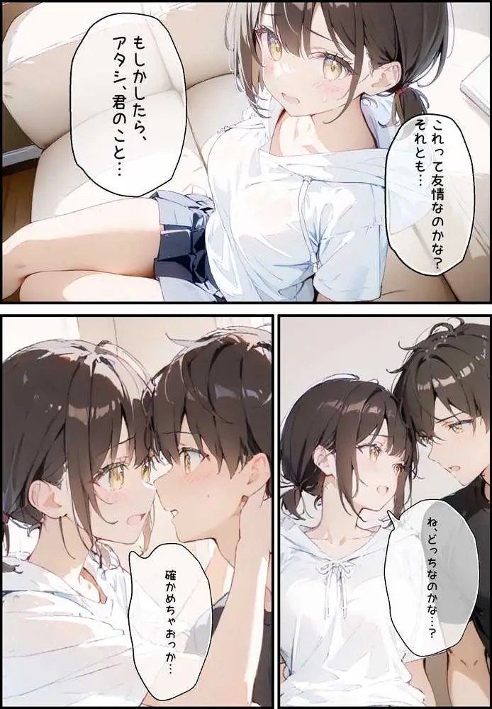 隣に住んでる大学の同期と甘々初えっち - ページ18