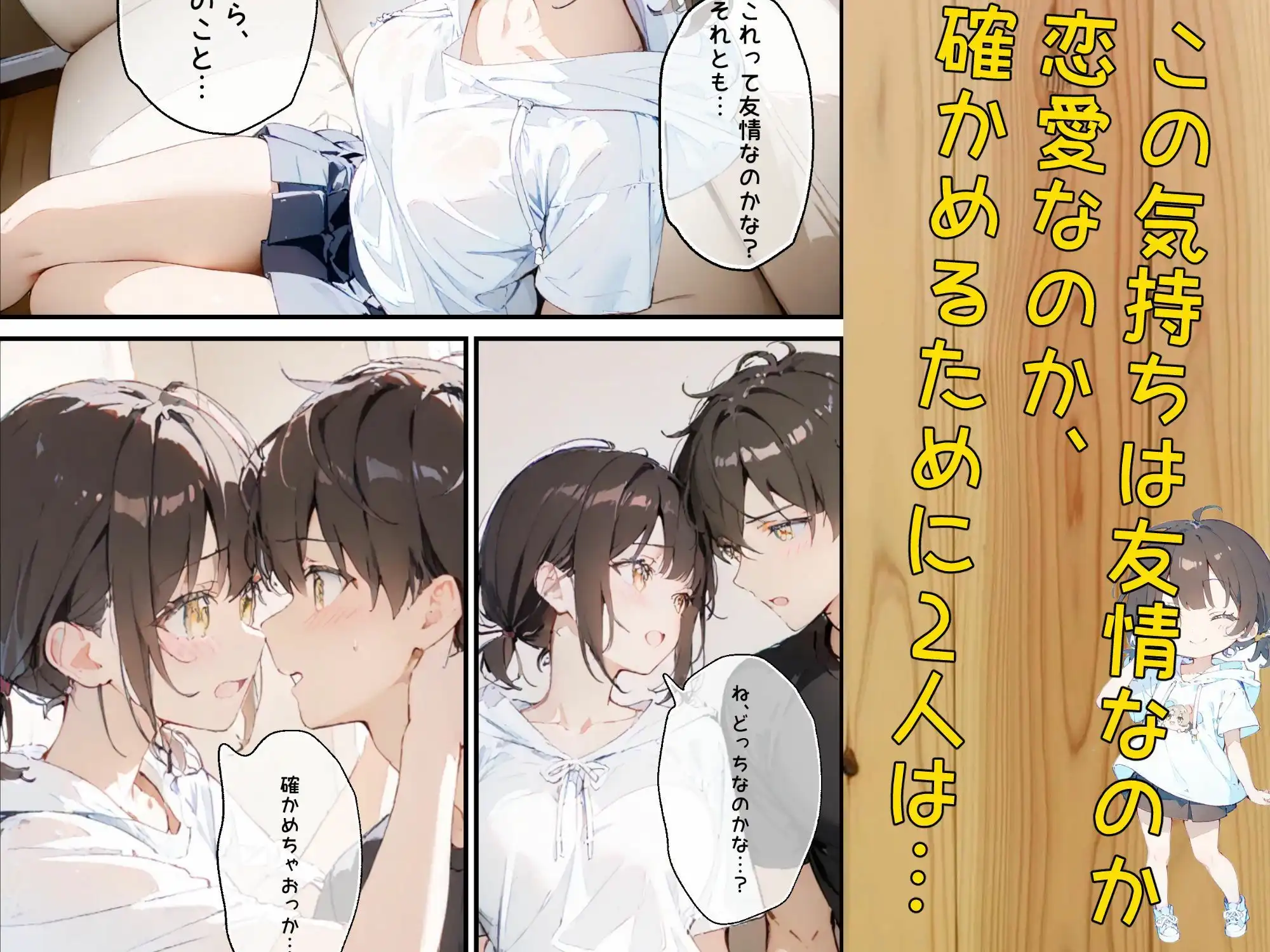 隣に住んでる大学の同期と甘々初えっち - サンプル7