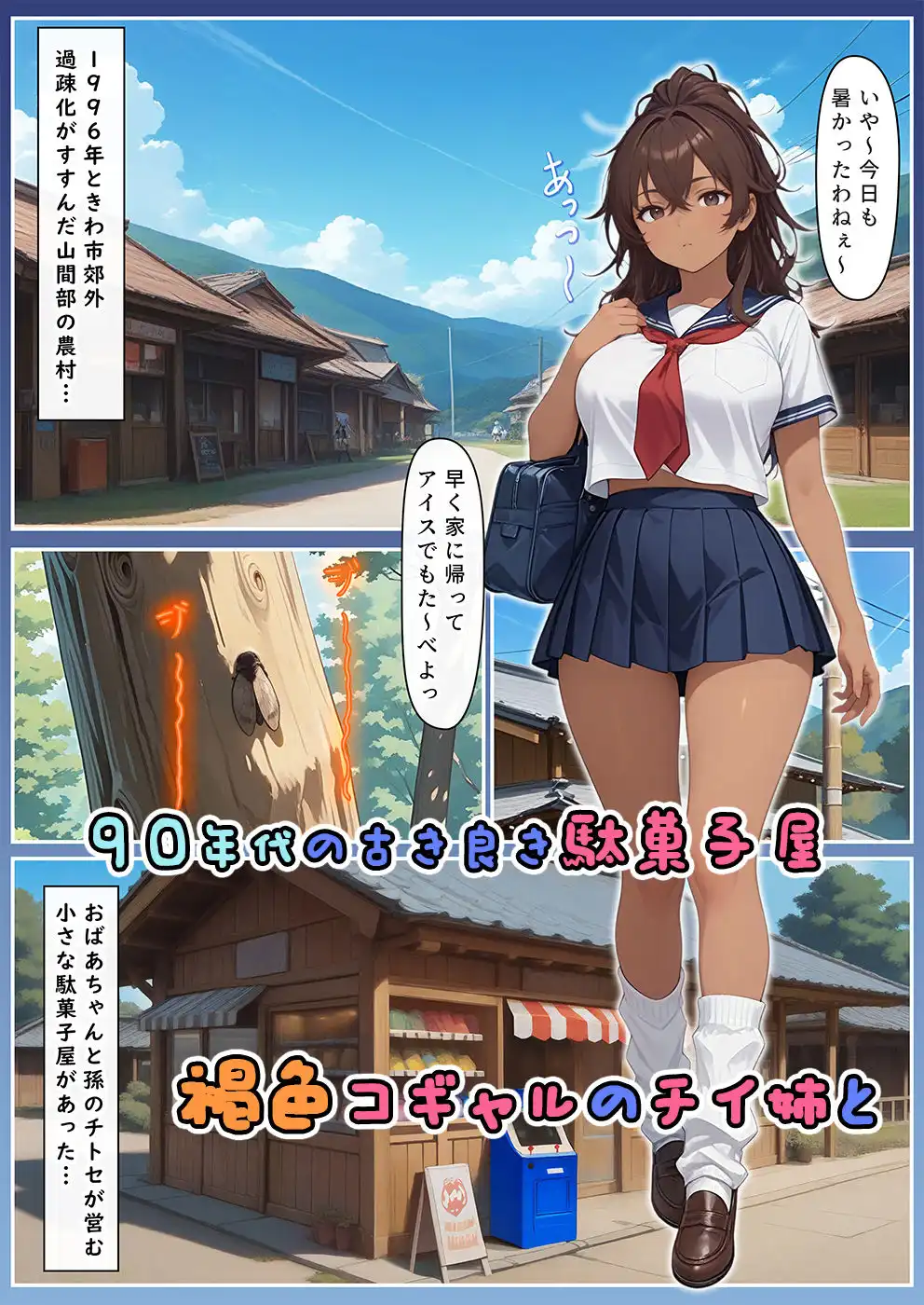 ゲーミングお姉ちゃん【褐色巨乳ギャル姉と格ゲー勝負で精通ボーイ!コマンドミスでティウンティウン!】 - サンプル2