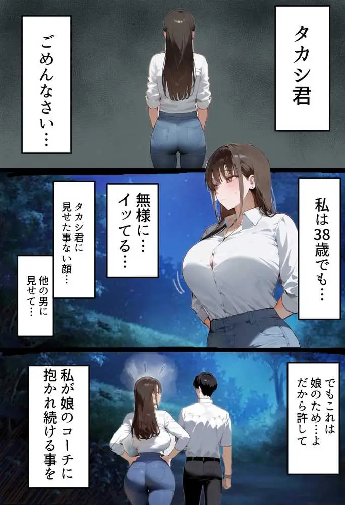 元陸上ママ(38)娘庇い糞コーチから乳首調教!お母さんは母乳飲まれ孕みsex漬けに。娘も甥に中出しされてた話【寝取られ駅伝3母娘駅伝後編】 - ページ11
