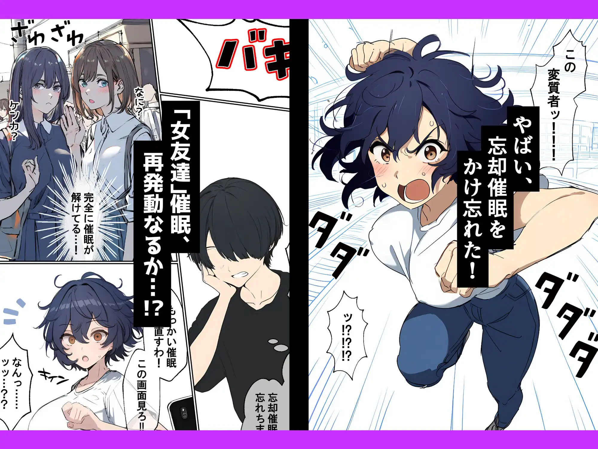 ボーイッシュJKに催●かけてみたら、セックスもする女友達になった