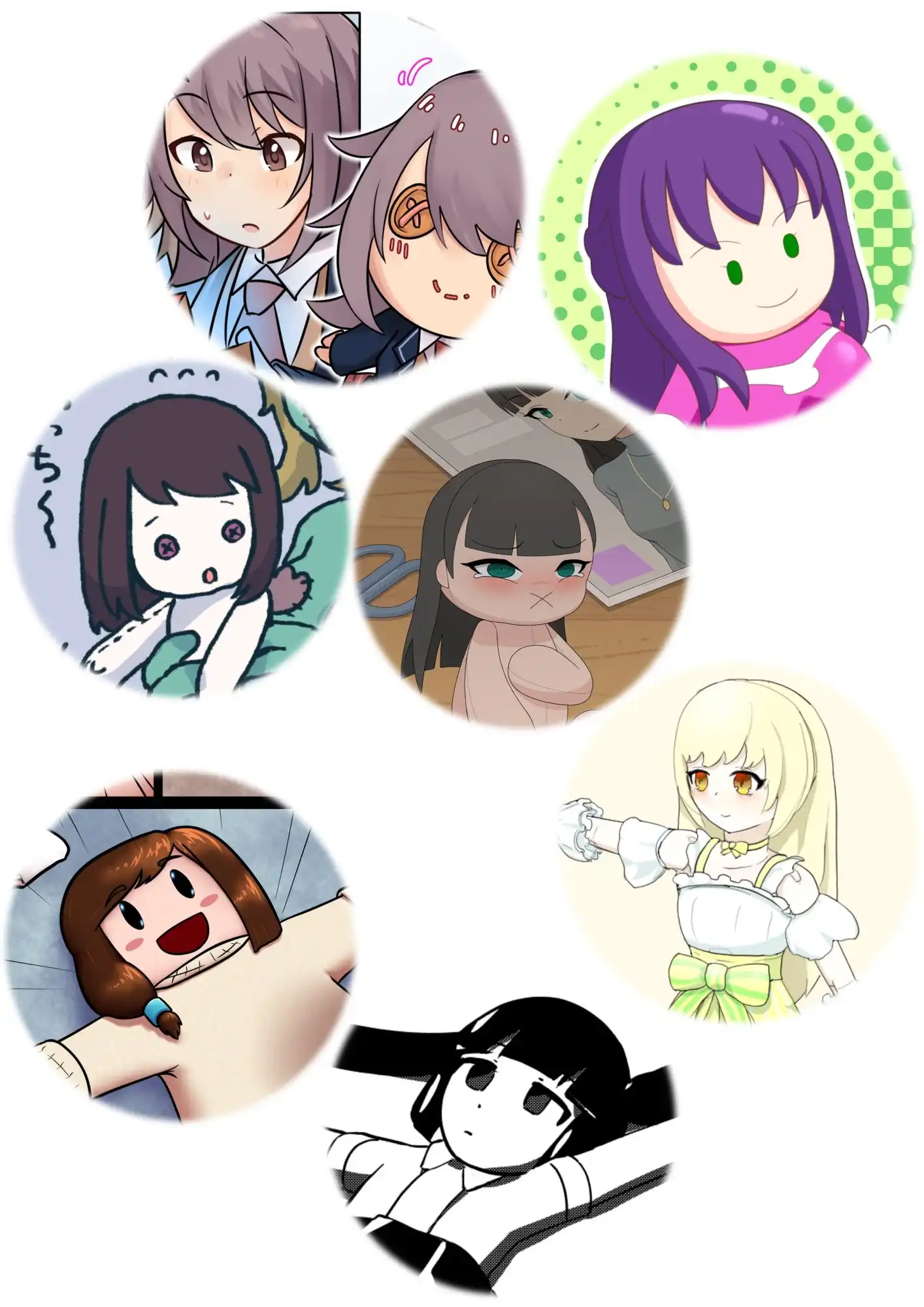 人形じゃないのに。(人形化娘合同) - サンプル3