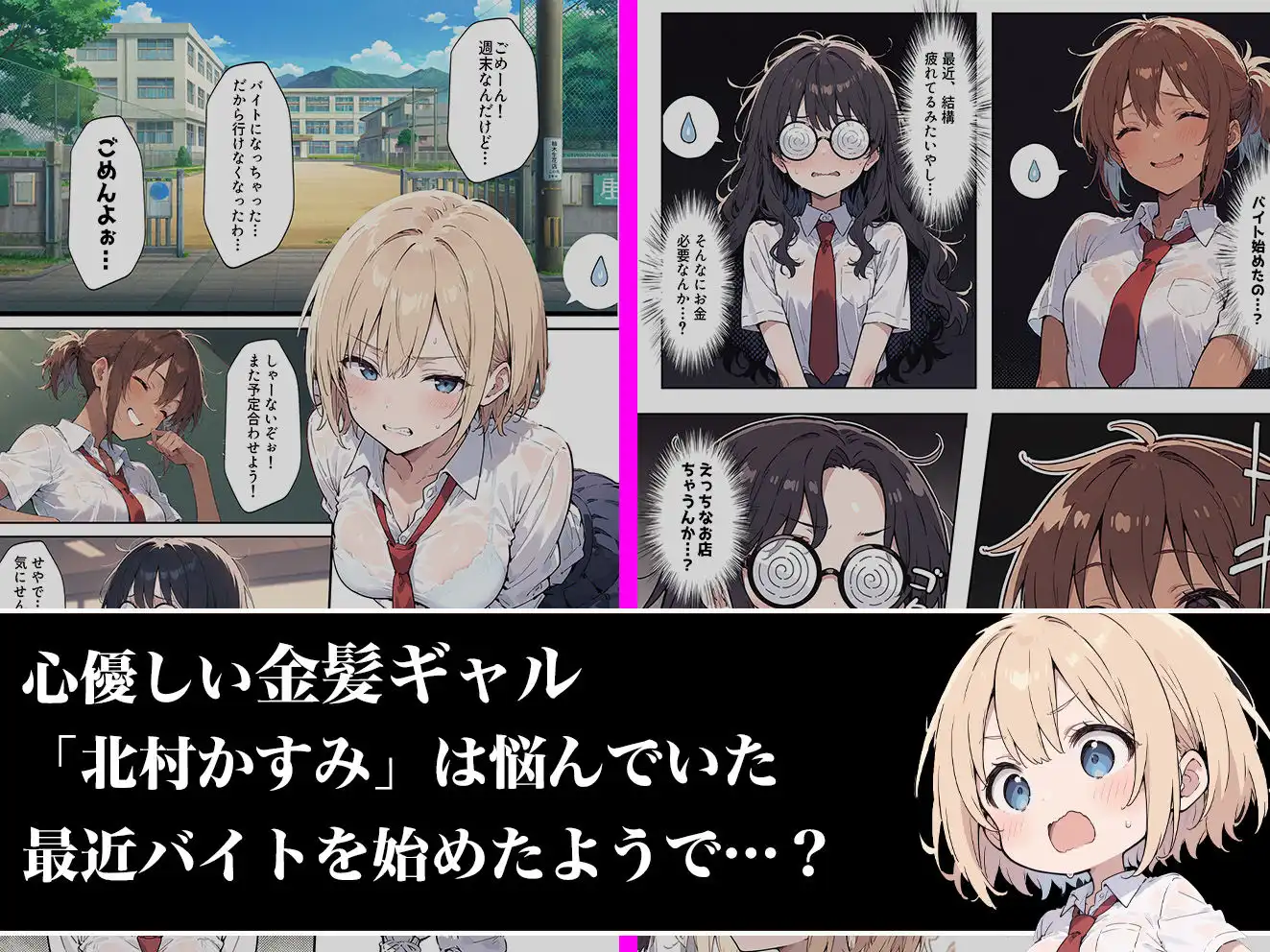 俺の前だとド変態になる金髪ギャルの話 - サンプル1