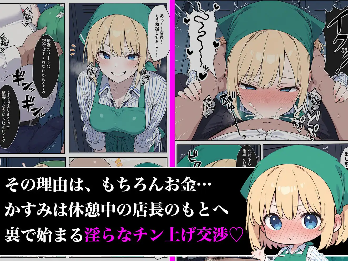 俺の前だとド変態になる金髪ギャルの話 - サンプル3