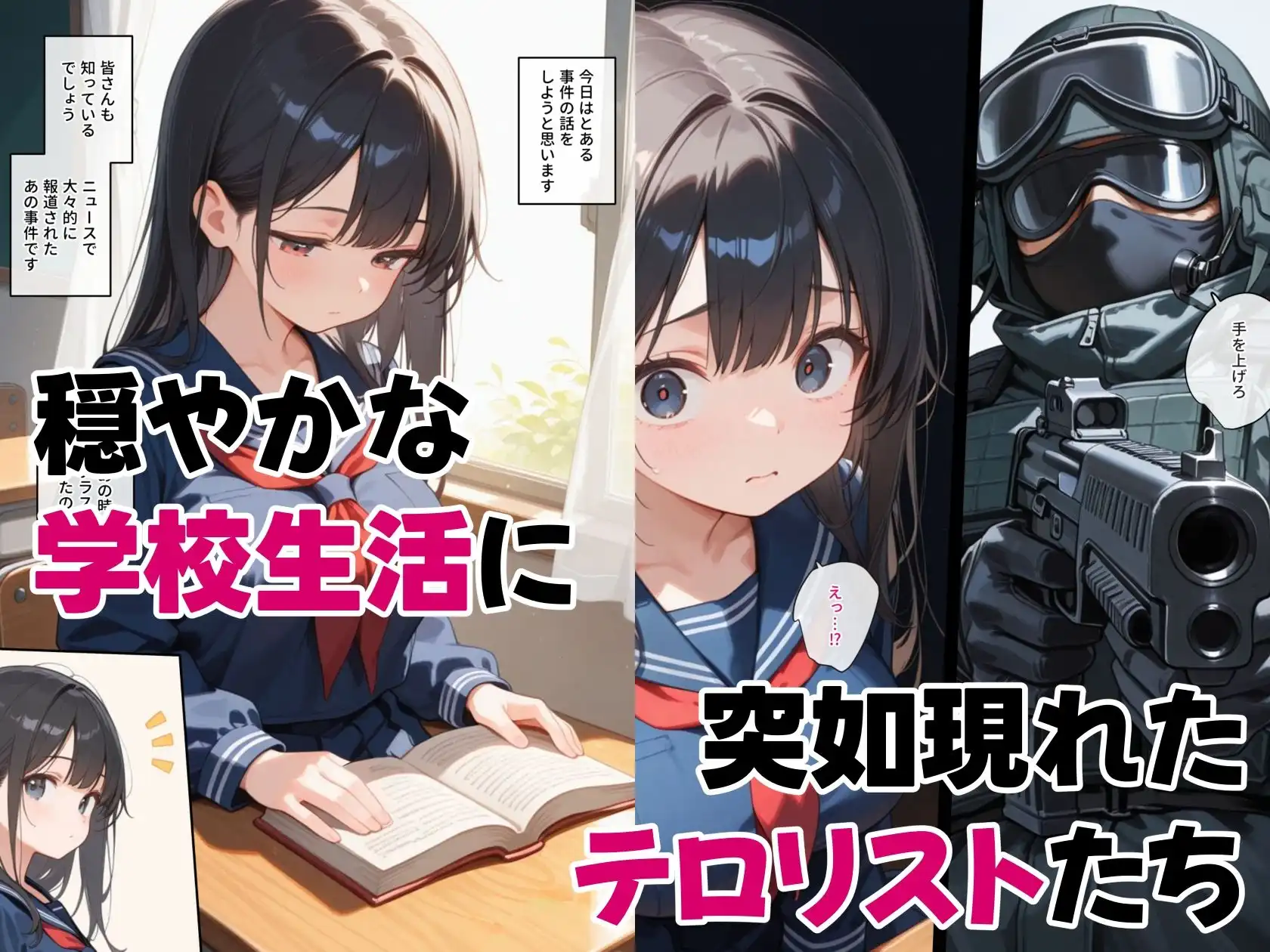 学校を占拠したテロリストがド変態だったら - サンプル1