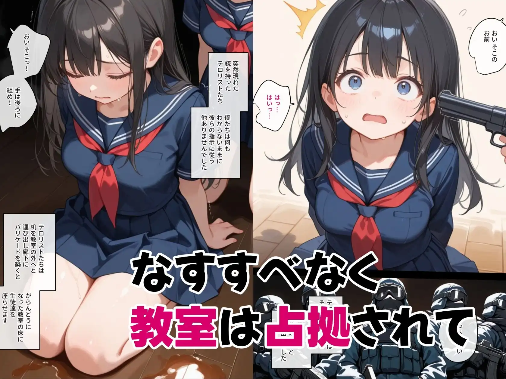 学校を占拠したテロリストがド変態だったら - サンプル2
