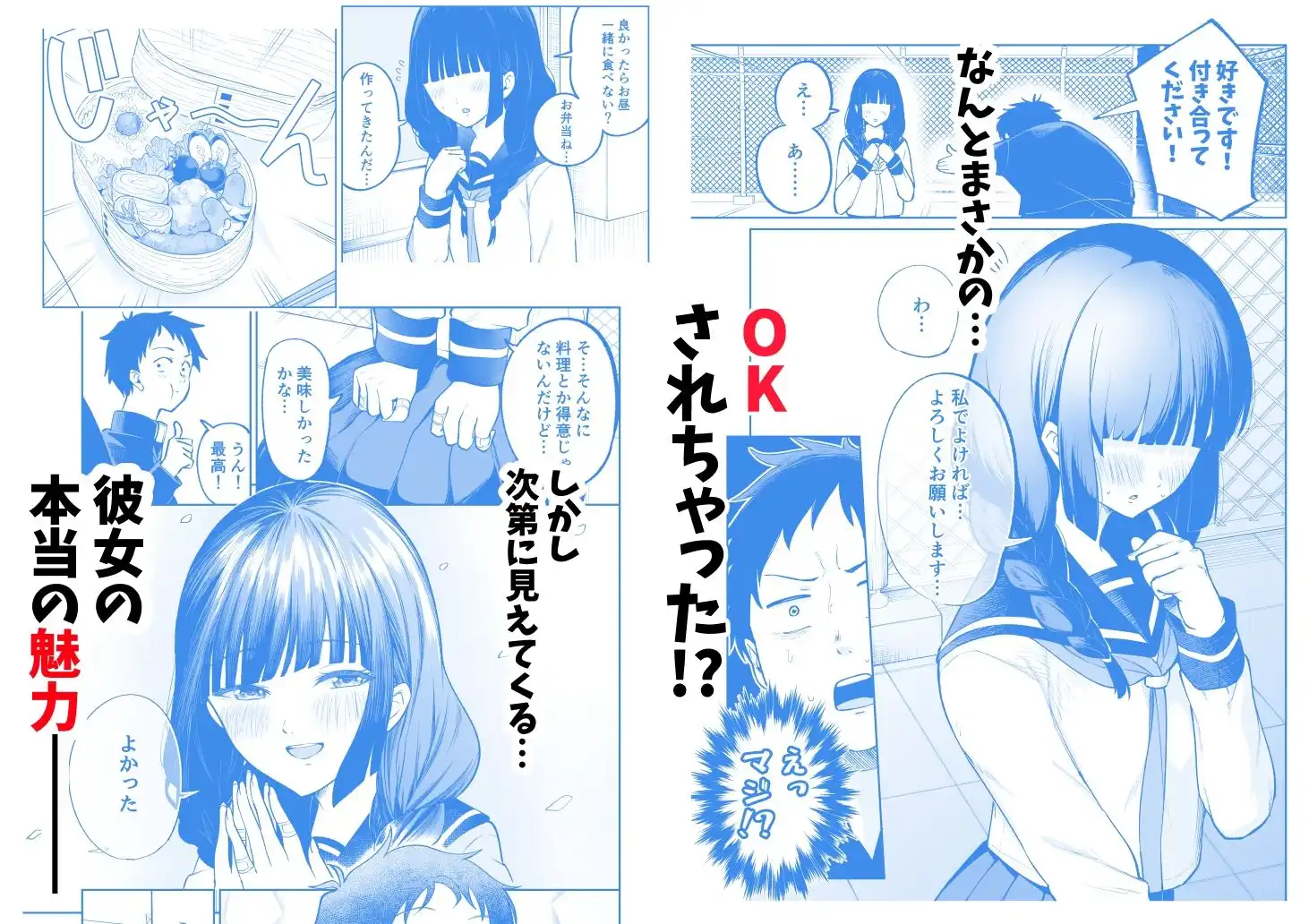 罰ゲームで嘘告白したら陰キャ女子とのイチャラブ性活が始まった件 - サンプル2