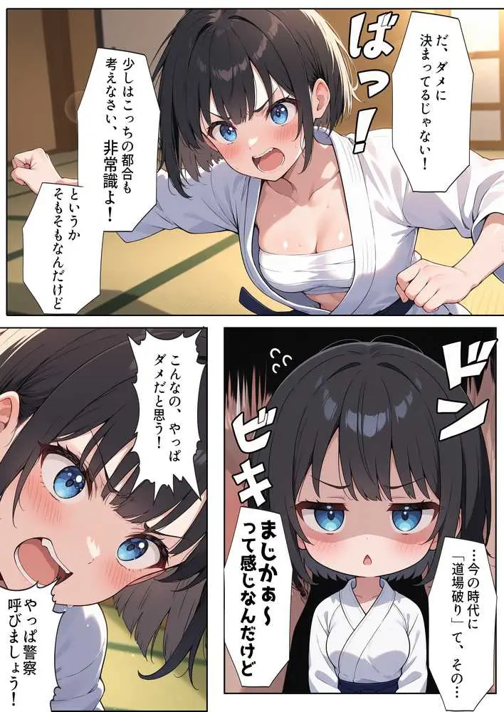 負けたら即中出しセックス 愛する道場を守るために道場破りに挑む天才柔道少女の話 - ページ06
