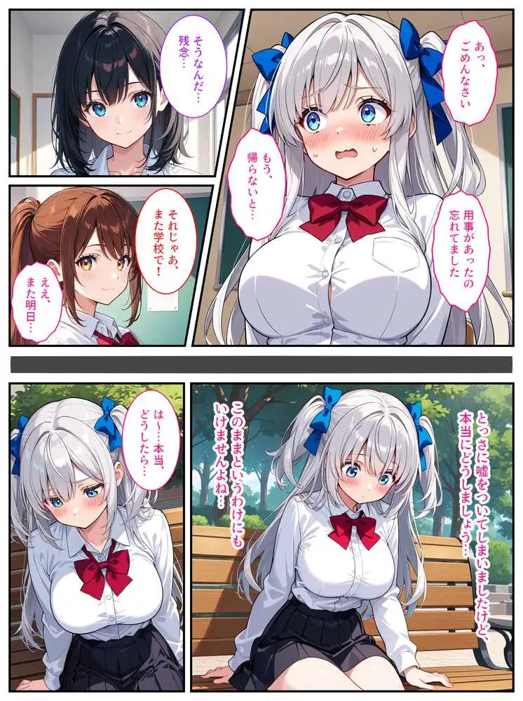 清純無垢な爆乳女子校生を性教育の実習で孕ませちゃいました! - ページ03