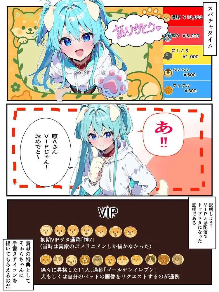 推しのVtuberに貢いだら出会えちゃった話 - ページ06