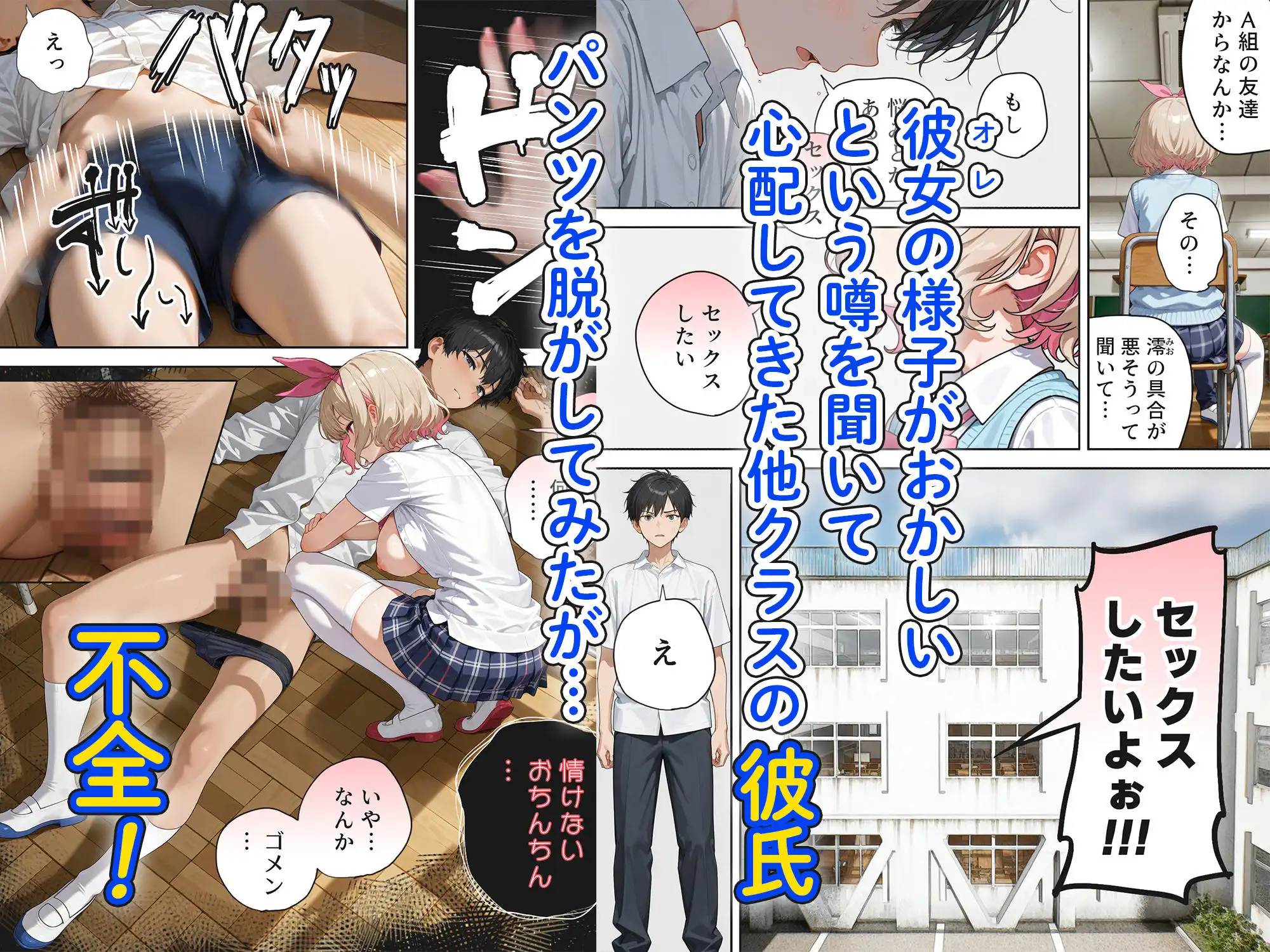 キモおじ⇔JK入れ替わり【2】クラスの男子誰の赤ちゃん孕むかな? - サンプル4