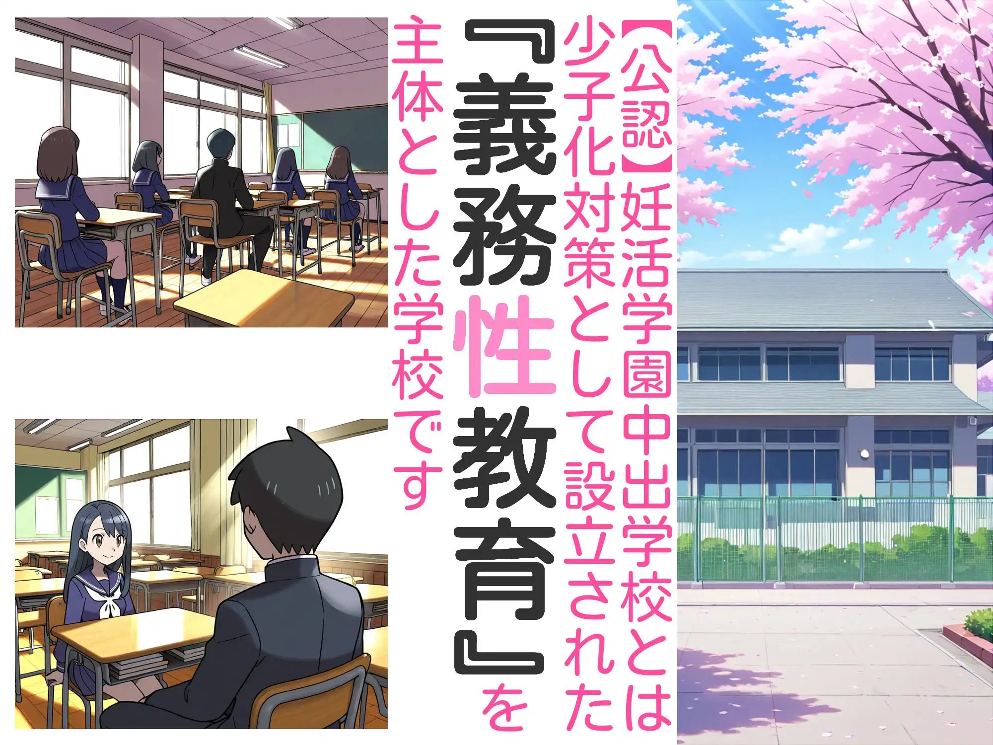 義務性教育〜妊娠すると卒業できる学校〜 - サンプル1
