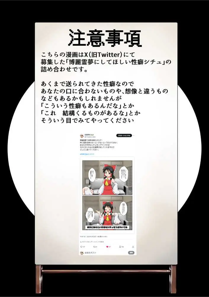 博麗霊夢で不思議なおもちゃで特殊性癖カタログ - ページ01