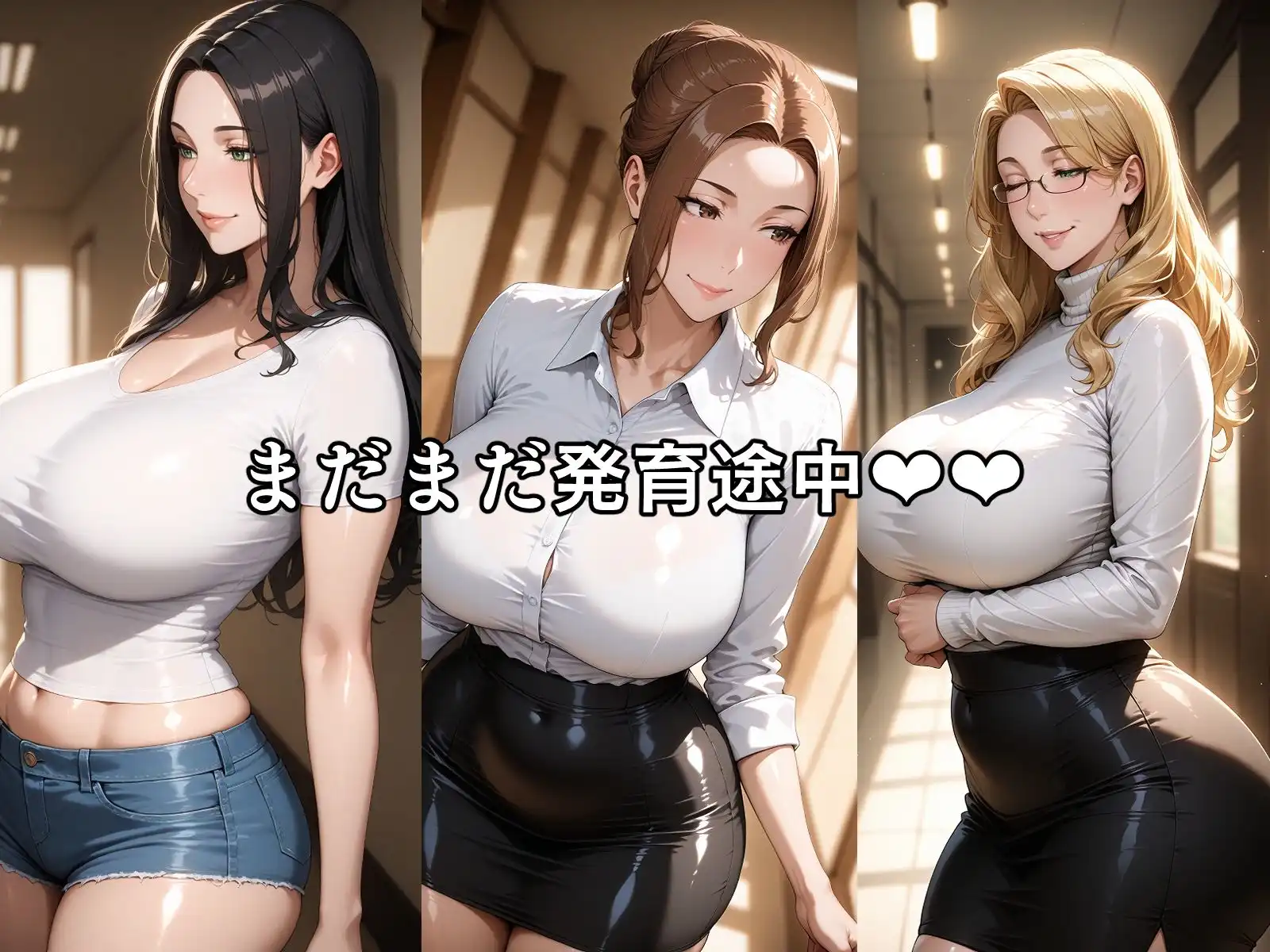 えっ！これでお母さんなの？って思うぐらい2人の娘を持つ美人でエッチな橘京香さん。 その娘の結花、小春も京香に負けないぐらいのムチムチボディの持ち主