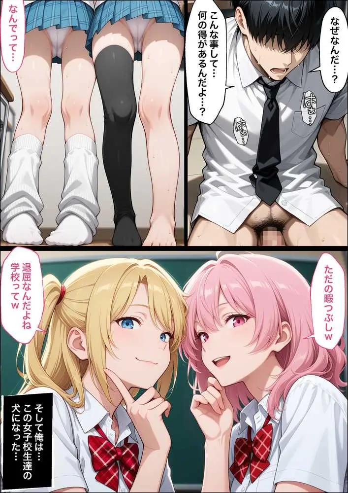 教師の俺が、なんでJKの犬に！？ドS問題児ギャル達の玩具にされ、エッチなおしおきとご褒美とXXXで無事にしつけ完了！ - ページ02
