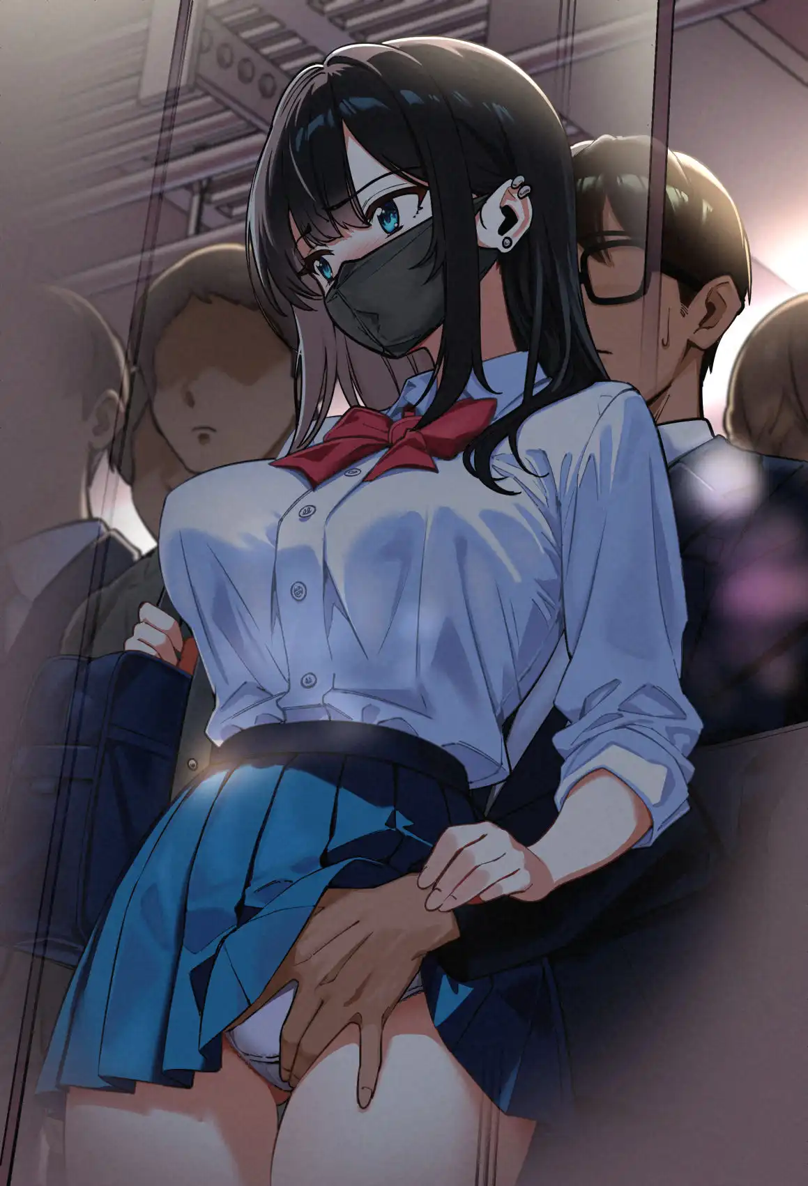 電車、女子〇生。 - サンプル8