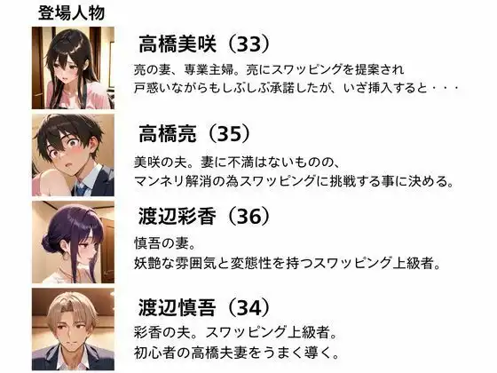初めてスワッピングしたら色んな感情が入り乱れてすごく乱れた(美咲編) - サンプル2