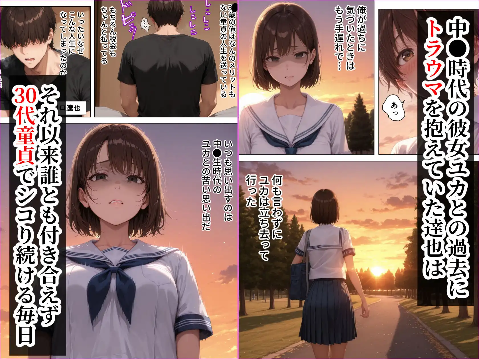 むちむち人妻になった元カノと同窓会で再会した童貞の濃密H 〜今日は私のカラダ好きに使って〜 - サンプル1