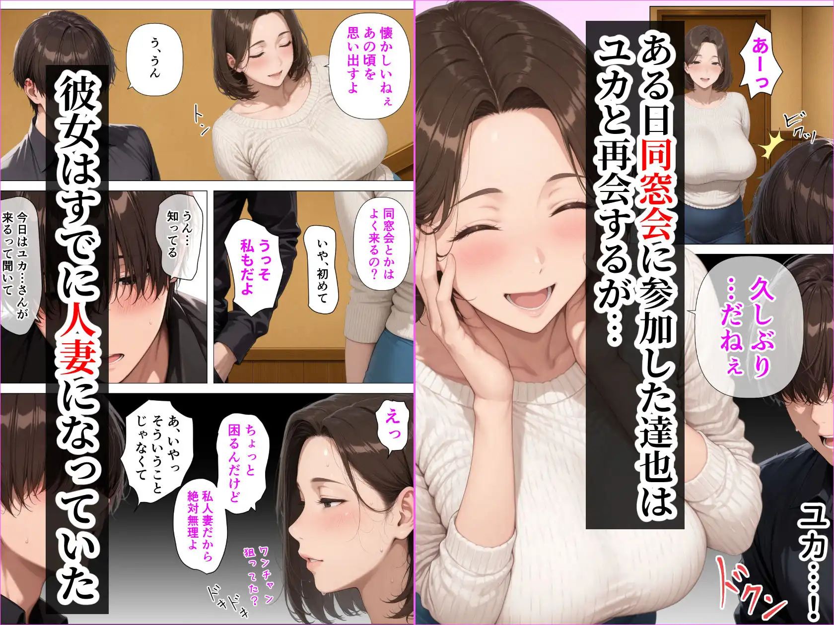 むちむち人妻になった元カノと同窓会で再会した童貞の濃密H 〜今日は私のカラダ好きに使って〜 - サンプル2