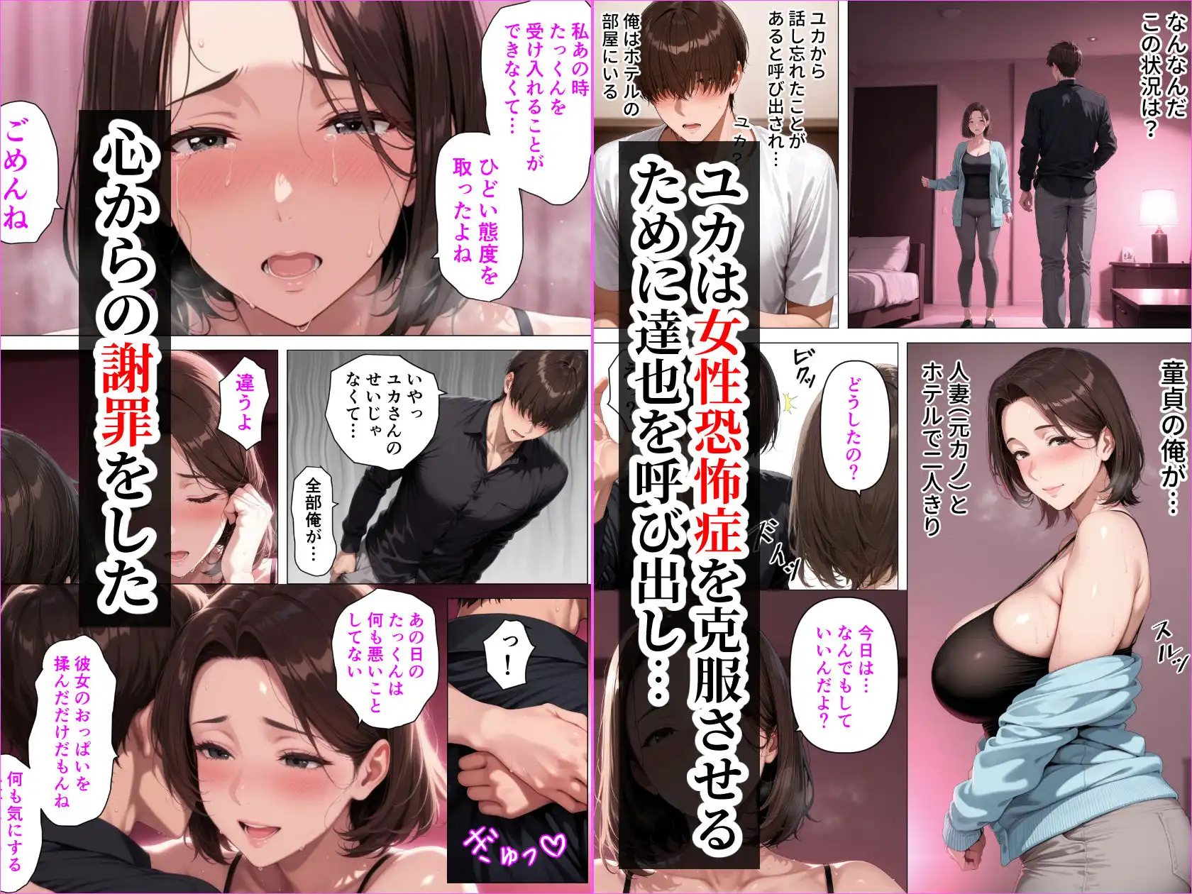 むちむち人妻になった元カノと同窓会で再会した童貞の濃密H 〜今日は私のカラダ好きに使って〜 - サンプル5